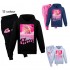 Barbie Spring Autumn Fashion Casual Wear - Kids Sweatshirt & Pants Set