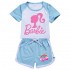 Barbie The Movie Unisex Kids' T-Shirt and Shorts Sports Set - 2568