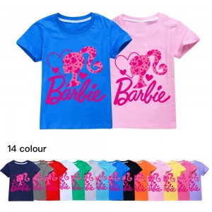 Barbie The Movie Kids' Short Sleeve T-Shirt for Boys & Girls - 2624