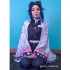 Anime Demon Slayer Kimetsu no Yaiba Shinobu Kocho kimono Cosplay Costume