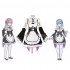 Anime Re:Zero Starting Life in Another World Rem and Ram Maid Cosplay Costume