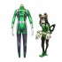 Anime My Hero Academia Tsuyu Asui Frog Combat Jumpsuit Cosplay Costume