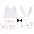 Anime Date A Live Date A Bullet White Queen Bunnysuit Cosplay Costumes