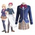 Anime Food Wars Shokugeki no Soma Erina Nakiri Uniform Cosplay Costumes