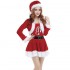 New Women's Sexy Christmas Cosplay Costume Halloween Costume Dress With Hat