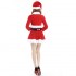 New Women's Sexy Christmas Cosplay Costume Halloween Costume Dress With Hat