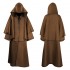 Medieval Cloak Halloween Hooded Robe Wizard Wizard Grim Reaper Long Sleeve Cloak