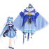 Anime Vocaloid Hatsune Miku Snow Miku Princess of Star and Snow Cosplay Costumes