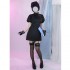 Anime My Dress-Up Darling Marin Kitagawa Black Nurse Uniform Cosplay Costumes