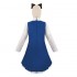 Anime SPY×FAMILY Anya Forger Child Blue Dress Cosplay Costumes