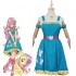 Anime My Little Pony Equestria Girls Fluttershy Cosplay Costumes