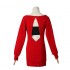 Anime SPY×FAMILY Yor Forger Red Sweater Cosplay Costumes