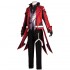 Game Genshin Impact Diluc Red Dead of Night Fullset Cosplay Costume