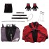 Game Genshin Impact Diluc Red Dead of Night Fullset Cosplay Costume