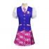 Barbie: Princess Charm School Delancy Devin Princess Hadley Uniform Cosplay Costumes