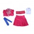 Barbie: Princess Charm School Princess Sophia Uniform Cosplay Costumes