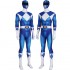 Mighty Morphin Power Rangers Etoffe Tribe Knight Dan Tricera Ranger Blue Ranger Cosplay Costumes