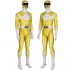 Mighty Morphin Power Rangers Dime Tribe Knight Boi Tiger Ranger Yellow Ranger Cosplay Costumes