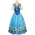 Frozen Anna Snow Princess Dress Cosplay Costumes