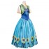 Frozen Anna Snow Princess Dress Cosplay Costumes