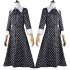 The Addams Family Wednesday Christina Ricci Dress Cosplay Costumes