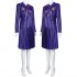 The Addams Family Wednesday Addams Purple Uniform Cosplay Costume