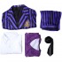 The Addams Family Wednesday Addams Purple Uniform Cosplay Costume