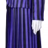 The Addams Family Wednesday Addams Purple Uniform Cosplay Costume