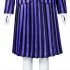 The Addams Family Wednesday Addams Purple Uniform Cosplay Costume