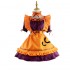 Halloween Party Pumpkin Maid Cosplay Costumes