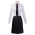 The Addams Family Wednesday Addams Short School Uniform Cosplay Costumes