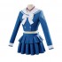 Danganronpa V3 Killing Harmony Harukawa Maki Blue School Uniform Halloween Cosplay Costume