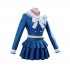 Danganronpa V3 Killing Harmony Harukawa Maki Blue School Uniform Halloween Cosplay Costume