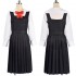 Anime Chainsaw Man Kobeni Higashiyama Black Dress Suit Cosplay Costumes