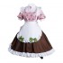 Anime Demon Slayer Kimetsu no Yaiba Kanroji Mitsuri Maid Lolita Cosplay Costumes