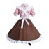 Anime Demon Slayer Kimetsu no Yaiba Kanroji Mitsuri Maid Lolita Cosplay Costumes