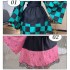 Anime Demon Slayer Kimetsu no Yaiba Nezuko Kamado Short Maid Cosplay Costumes