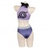 Anime Naruto Hyuga Hinata Swimsuit Cosplay Costumes