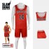 Anime Slam Dunk Hanamichi Sakuragi Basketball Uniform Cosplay Costumes