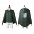 Anime Attack on Titan Eren Jaeger Mikasa Ackerman The Wings Of Freedom Survey Corps Cosplay Cloak