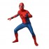 Movie Spider-Man: Homecoming Peter Parker Spiderman Jumpsuit Cosplay Costume with Free Bracers