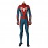 Spider-Man PS4 Peter Parker Spiderman Jumpsuit Cosplay Costume with Headgear and Sole