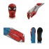 Spider-Man PS4 Peter Parker Spiderman Jumpsuit Cosplay Costume with Headgear and Sole