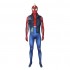 Spider-Man PS4 Peter Parker Spiderman Punk Rock Elastic Force Jumpsuit Cosplay Costume with Headgear and Vest Jacket