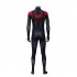 Movie Spider-Man: Into the Spider-Verse  Miles Morales Spiderman Elastic Force Jumpsuit Cosplay Costume with Free Headgear