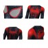 Movie Spider-Man: Into the Spider-Verse  Miles Morales Spiderman Elastic Force Jumpsuit Cosplay Costume with Free Headgear