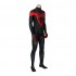 Movie Spider-Man: Into the Spider-Verse Miles Morales Spiderman Elastic Force Jumpsuit Cosplay Costume with Free Headgear