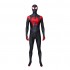 Movie Spider-Man: Into the Spider-Verse Miles Morales Spiderman Elastic Force Cosplay Costume Jumpsuit with Free Headgear