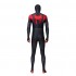 Movie Spider-Man: Into the Spider-Verse Miles Morales Spiderman Elastic Force Cosplay Costume Jumpsuit with Free Headgear