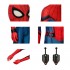 Movie Spider-Man: Far From Home Peter Parker Spiderman Jumpsuit Cosplay Costume with Free Headgear and Bracers